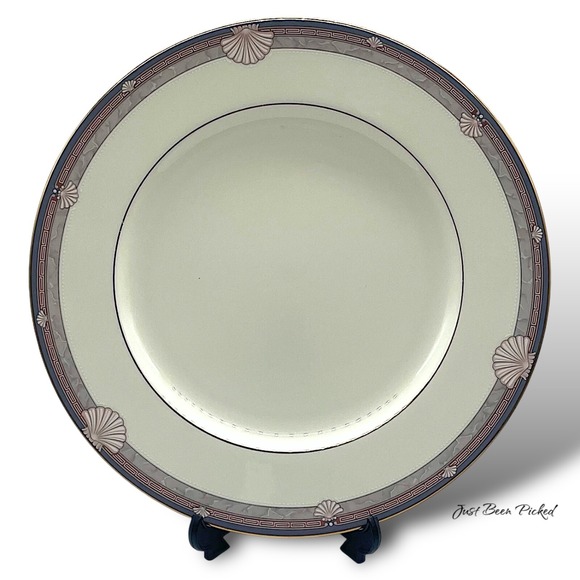 Noritake Other - Noritake Dinner Plate 10.5" Stanford Court 9748 Bone China Shell Gold Trim Japan